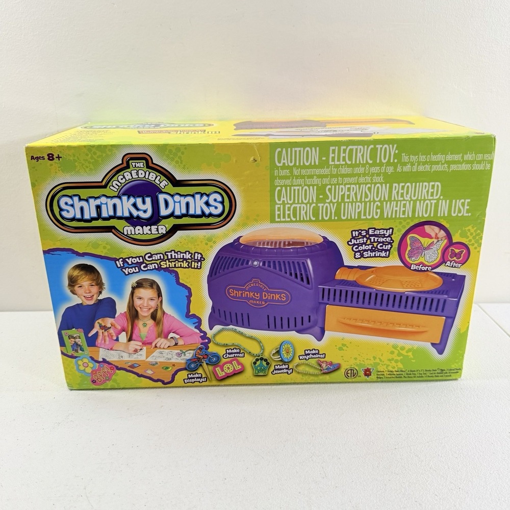 The Incredible Shrinky Dinks Maker‎ Big Time Toys 2011 New Sealed